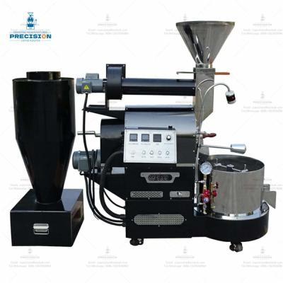 Máquina de torrefação de café a gás elétrico de 3 kg com torrefação a ar quente