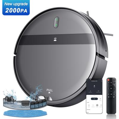 Smart Remote Control Robot Vacuum Cleaner Household Wet Dry Mopping HEPA Filter WIFI Remote EU US Plug Battery Dropship