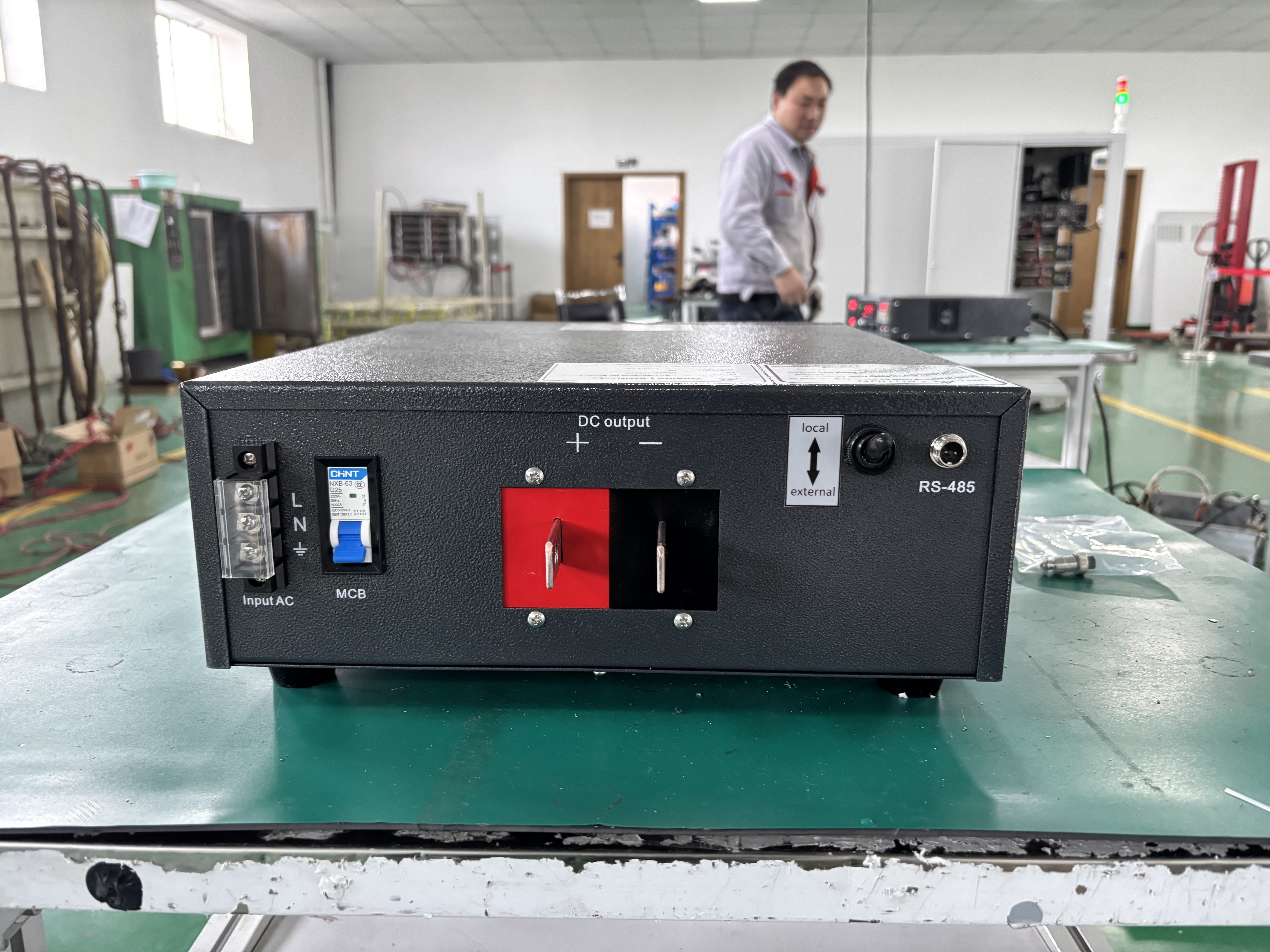 300A 12V DC Rectifier for Industrial Water Treatment with Microcontroller and RS485 Control