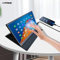 Moniteur portable de 15,6 pouces en gros FHD 4K Tactile sans contact Moniteur portable avec port HDMI de type c