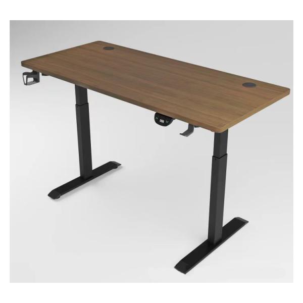 Гостиная Сдвижимый черный металл Электрический высота регулируемый стоячий стол с одним мотором