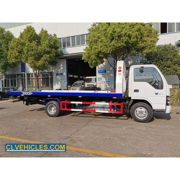 ISUZU 600P Tow Truck 130hp 4 Ton Flatbed Tow Truck