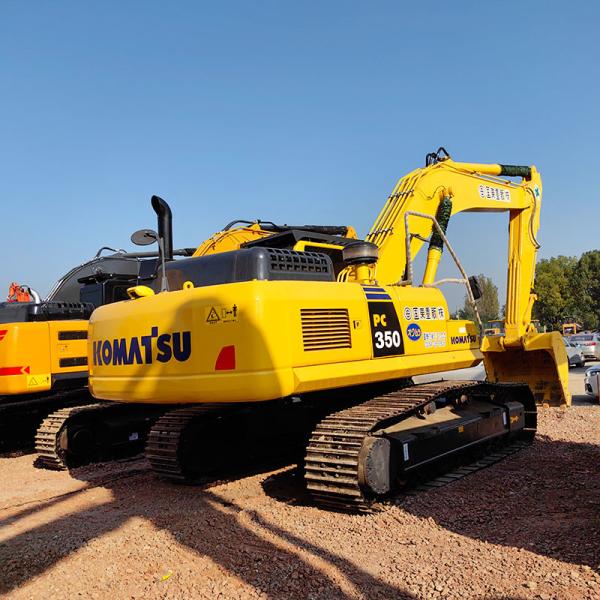 Used Komatsu PC350-8 hydraulic Excavator 184kw Rated Power 1.4m³ Bucket Cummins Engine