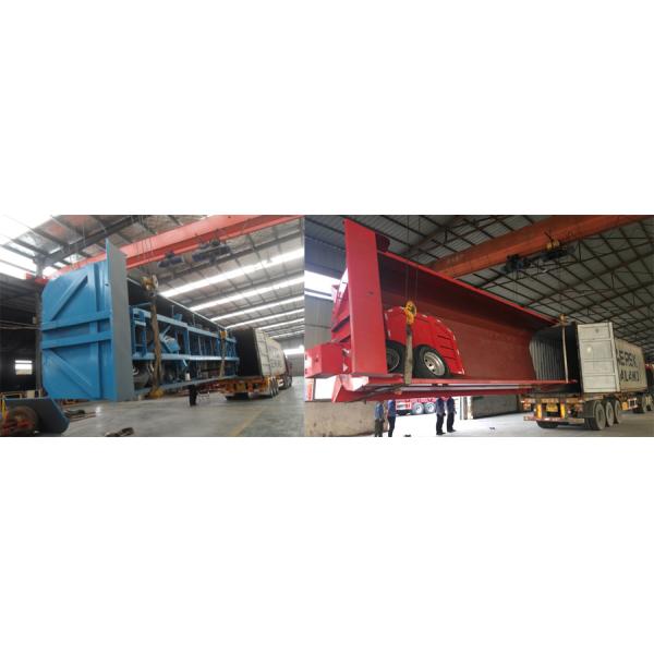 Механическая подвеска 3 оси Тяжелая работа Задние наклоняющиеся полуприцепы Дампер грузовик Прицеп