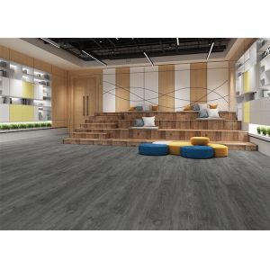 планка винила 3.5mm-6mm SPC роскошная справляясь деревянная текстура для рекламы