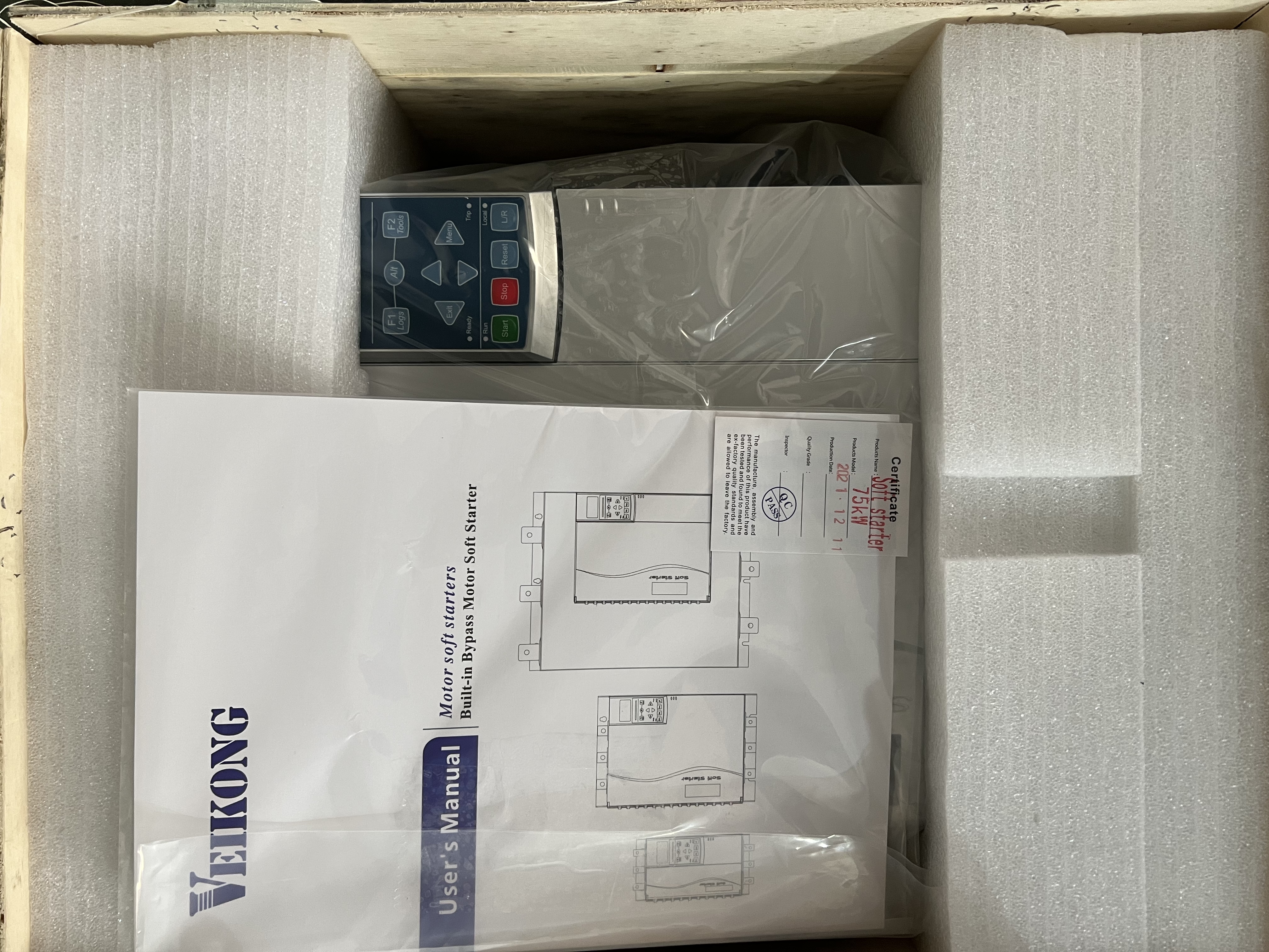 Дисплей LCD стартера трехфазного мотора мягкий для контактора обхода мотора индукции