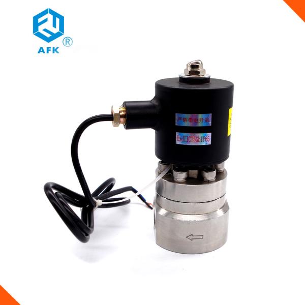 Waterproof SS 200Mpa High Pressure Solenoid Valve 1/2 Pilot Operating