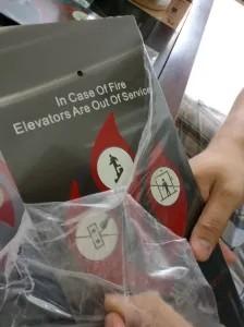 Stainless Steel Fire Alarm Panel , Elevator Operating Panel, Engraving Metal Nameplate