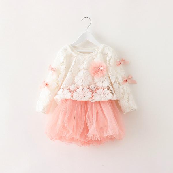 0.8M 10KG Fancy Children'S Outfit Sets Clothes Lace Layered Girl Suit OEM