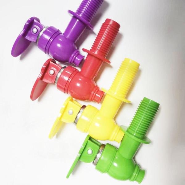17mm PP Full Color 7 Color Parker Seal Kit Plastic Water Dispenser Faucet Basin Faucets Single Handle Metered Faucets Brass