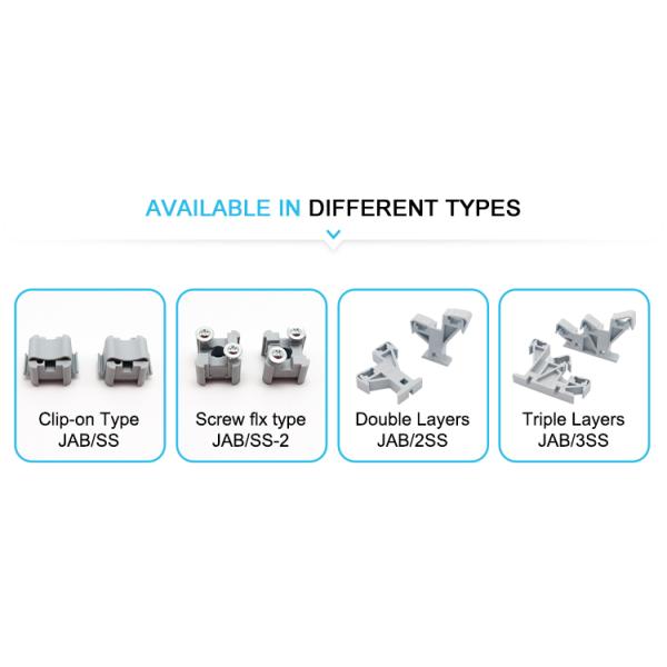 Держатель двойных слоев для нейлона PA66 шинопровода пожаробезопасного