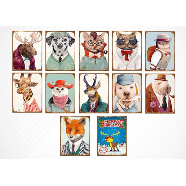 Customization Daily Household Items A4 Size Iron Plate Bedroom Wall Painting