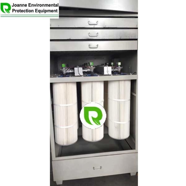 99.97% Filtration Laser Fume Extractor Unit Mobile Smoke Extractor For Large Laser Engraving Machine