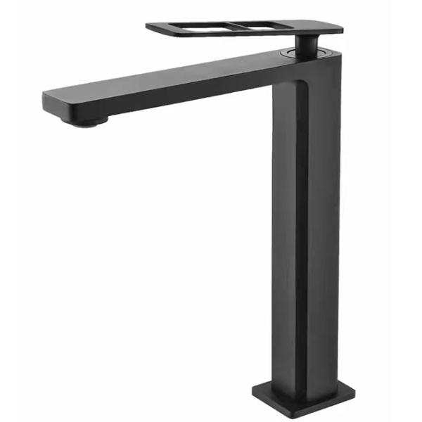 Single Handle Sink Taps for Bathroom Hot Cold Mixer by Lizhen Hwa in Chrome Plating