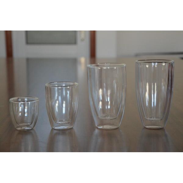 75ml Insulated Double Walled Espresso Glasses Cups 2.6 Ounce Heat Resistant