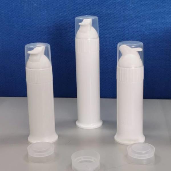 100ml PP Cylinder Airless Toothpaste Dispenser for Toothpaste Storage Pump Bottle