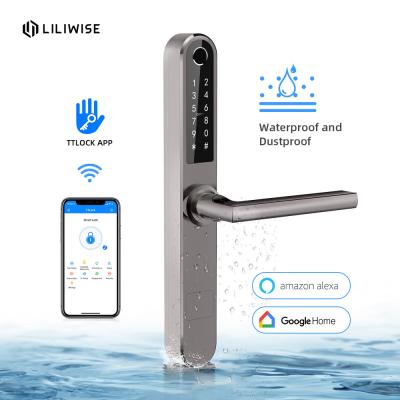 Smart Room Door Locks Modern Stainless Steel Aluminium For Household / Shopping Mall