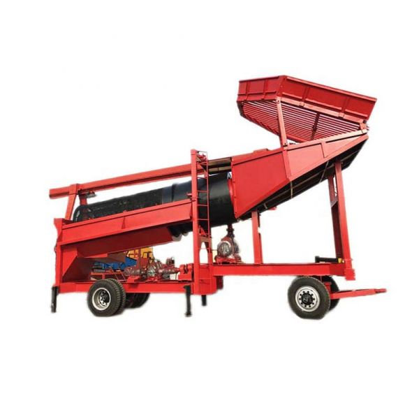 High Work Efficiency Modular Design Gold Trommel Wash Plant with Engine Core Components