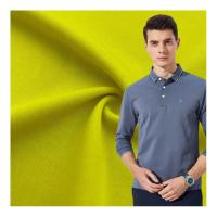 Polyester teinté tissus de gaufre tricoté texturé respirant 130-200gm Pour les pantalons