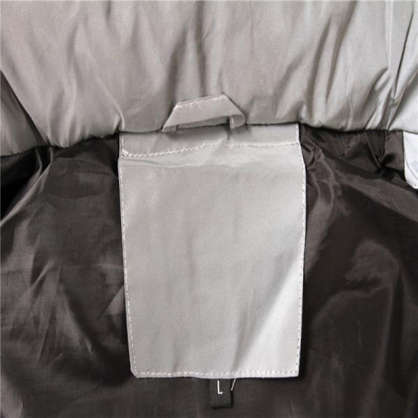 YKK Zipper Pockets Grey Men's Padded Gilet 100% Nylon Shell