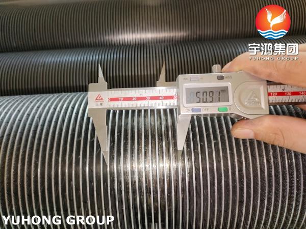 ASTM A335 P9 Spiral Finned Tube For Heat Transfer Equipments