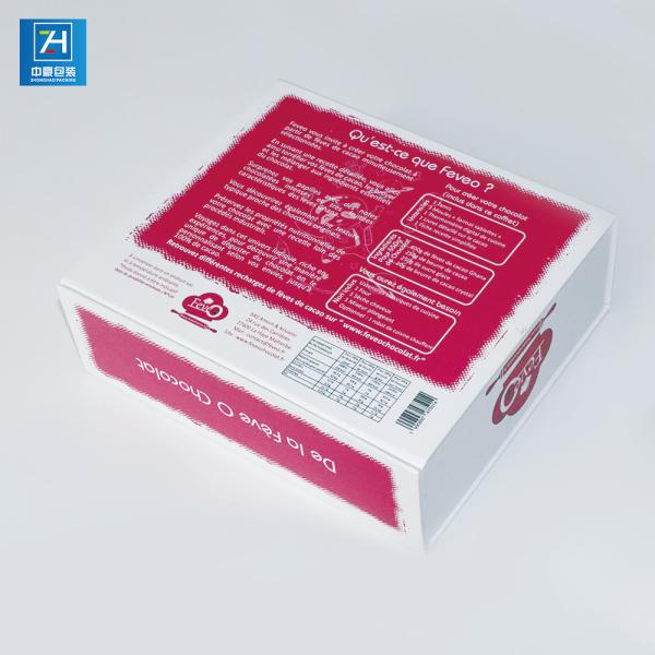 4C Offset Printing Embossing Corrugated Foldable Gift Boxes