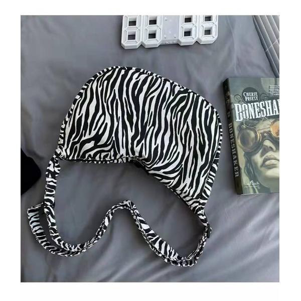 Емкость сумки дамы Одиночн дизайна зебры сумок холста Eco печати леопарда моды большая