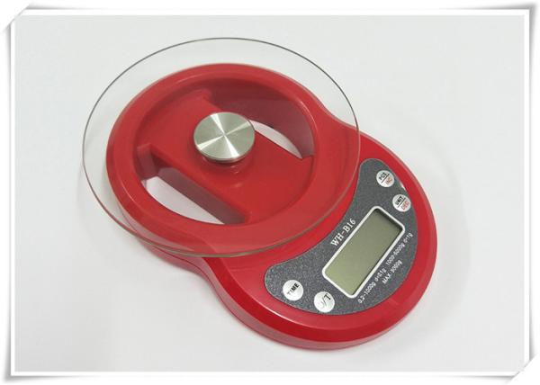 5000g Max Weight Tempered Glass Digital Scale With Backlit LCD Display