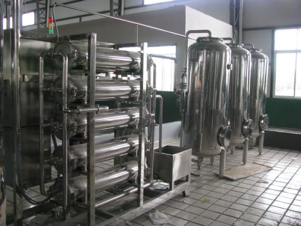 1250 kg Stainless Steel 304 Large Scale 5000L/H Skid Mounted RO Water Treatment System