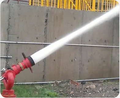 Professional Foam Fire Suppression System Gun with 20-64L/S Jet Flow Rate, 45-70M Maximum Range, and Stainless Steel Construction
