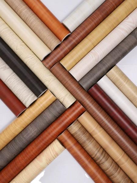 Italy-Inspired Wood Grain PVC Decorative Film For Furniture Doors - Mixed Oil Finish