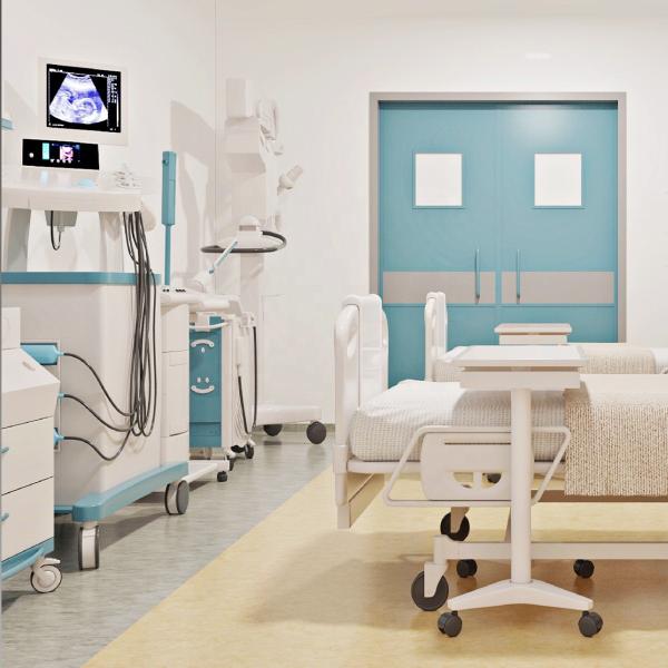 Commercial PVC Flooring Roll Waterproof Anti-Slip School Hospital Shopping Mall Modern Indoor Graphic Solution Plastic
