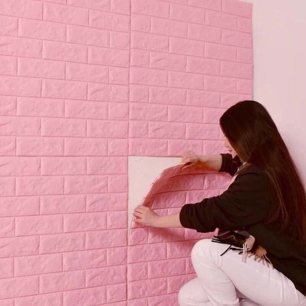 77x70cm Brick PE Foam Wallpaper 3D Self Adhesive PE Foam Wall Sticker