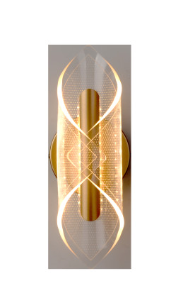 ベッドヘッド壁ランプ 現代的でシンプルなLEDリビングルーム廊下ランプ壁灯 アクリル壁灯