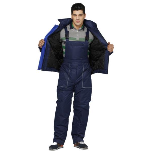 Сравните военно-морской флот/королевский материал 100% полиэстер брюк Биб зимы с прокладкой