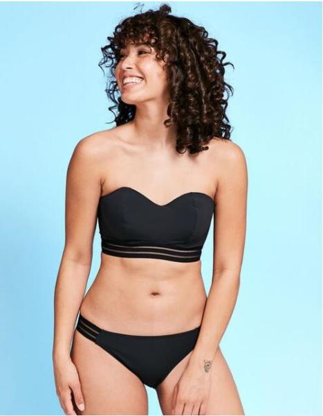 Icon Cara Black Underwired Bandeau Top D-G cup