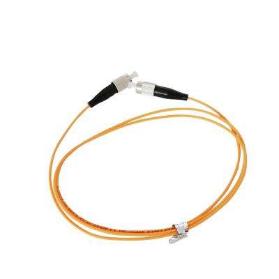 PVC da manutenção programada milímetro 3.0mm com cabo de remendo da fibra ótica do conector de Fc/Upc