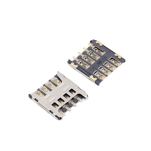 Соединителя пушпульная H1.8mm 5000 гнезда SIM-карты Штырь LCP 8 стойкость циклов микро-