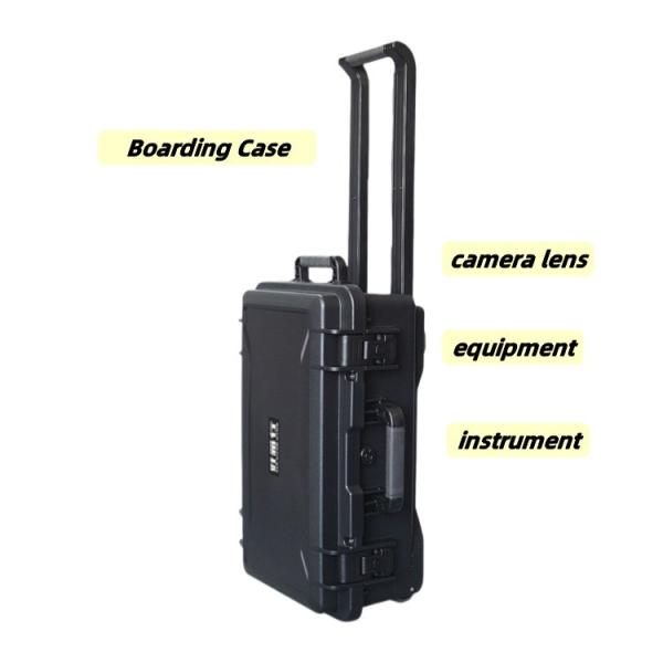 IP67 Waterproof Photographic Gear Storage Case with Pull Rod Wheel and External Size of 560*350*230mm