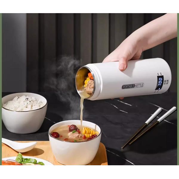 Portable Intelligent Electrical Thermal Insulation Travel Water Cup Thermal Mug