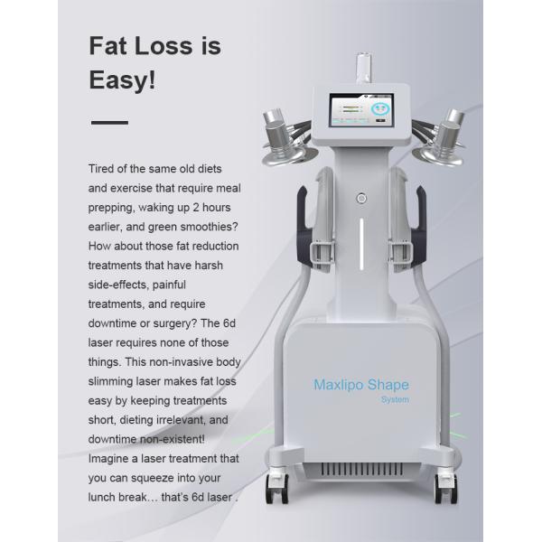 Не инвазивное 532нм 6Д 2 в 1 лазере Липо уменьшая машину терапией лазера машины 300В