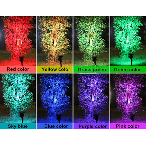 5w solar lights garden pond spotlights,ip65 solar spotlight waterproof,led solar garden spotlight outdoor color