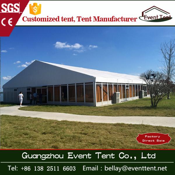 100% waterproof professional large marquee tent with glass wall 40x80m