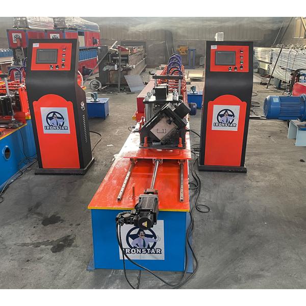 “China Factory 49mm 69mm Two Sizes 2 In 1 Double Rows Stud Roll Forming Machine Servo Driving Drywall Profile Forming Machine”