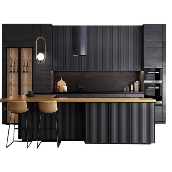 Cuisine 600mm Matt Kitchen Cabinets With Built In Glass Oven