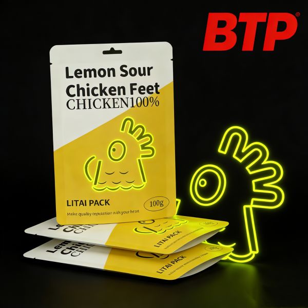 Matte Finish Food Grade Stand up Snack Pouch with Heat Seal Custom Branding Moisture & Odor Proof for Universal Snack Packaging