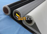 Tissu enduit de silicone ignifuge thermique de fibre de verre pour la couverture de soudure du feu