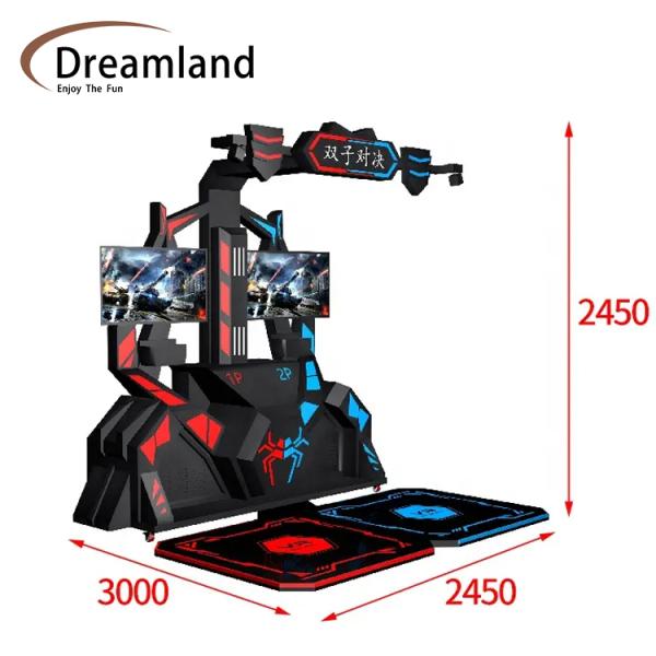 9D VR Machine with Immersive Gaming Experience  VR Shooting Game Machine
