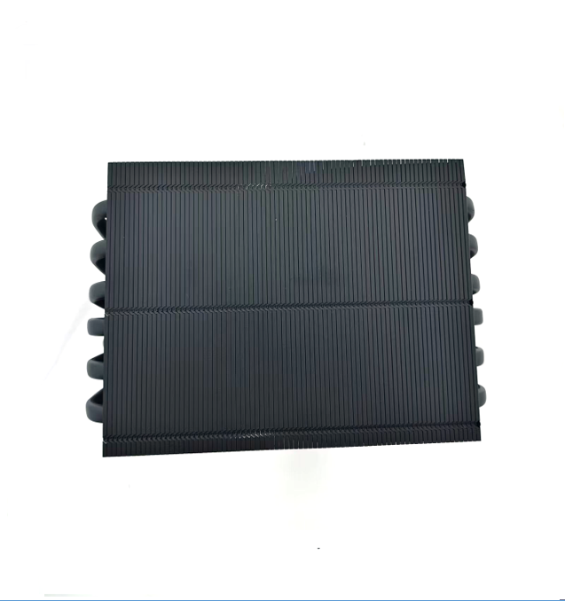 Custom 6 Heat Pipe Heatsink, Aluminum Fin Stack Heat Sink Module for Server IGBT Laser Power Amplifier Cooling