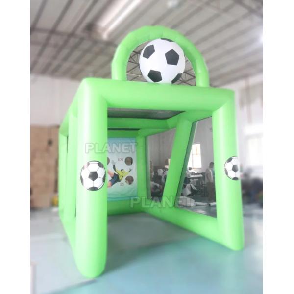 Карнавал на открытом воздухе Надувная футбольная цель Цель Футбольная штрафная стрельба ПВХ Футбольная игра